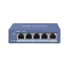 HIKVISION DS-3E0505P-E/M Switch Gigabit PoE / No Administrable / 4 Puertos 10/100/1000 Mbps PoE / 1 Puerto 10/100/1000 Mbps Upl