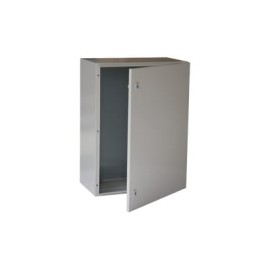 PRECISION PST-4060-25A Gabinete de Acero IP66 Uso en Intemperie (400 x 600 x 250 mm) con Placa Trasera Interior Metalica y Comp
