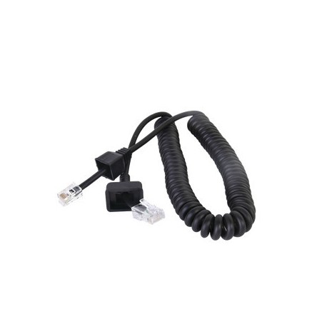 TX PRO TXK222 Cable para microfono de radio movil Kenwood (conector RJ-45 de 6 pines)