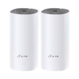 TP-LINK DECO-E4-2PACK Kit de Router inalambrico mesh Deco E4 para Hogar / Doble banda AC 1200 / 2 puertos 10/100 Mbps / Compati