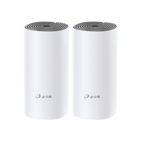 TP-LINK DECO-E4-2PACK Kit de Router inalambrico mesh Deco E4 para Hogar / Doble banda AC 1200 / 2 puertos 10/100 Mbps / Compati