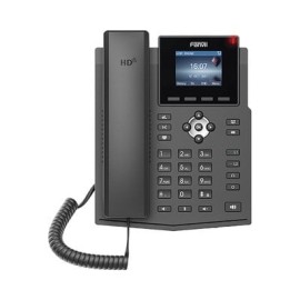 FANVIL X3SP-V2 Telefono IP empresarial para 4 lineas SIP con pantalla LCD de 2.4 pulgadas a color Opus y conferencia de 3 vias 