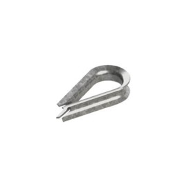 SURTEK CUELLO-14LS Guardacabos/cuello 1/4" acero con electro galvanizado.