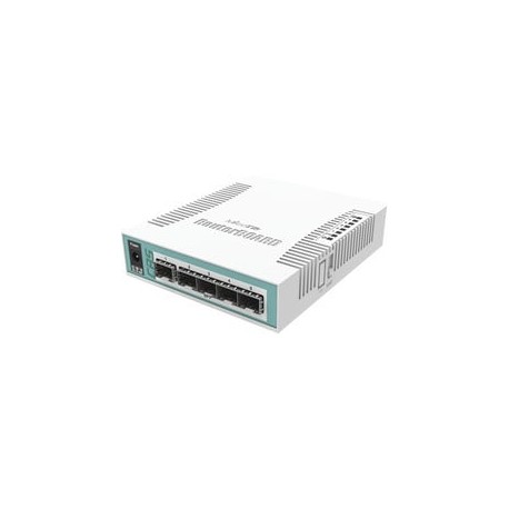 MIKROTIK CRS106-1C-5S Cloud Core Switch de 6 Puertos SFP 1 Puerto Combo TP/SFP