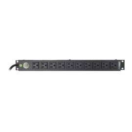 LINKEDPRO BY EPCOM HTCM-1U-10C Tomacorriente Horizontal (PDU) de 10 Contactos (NEMA 5-15R) Rack 19" 1UR. Voltaje Entrada/Salida