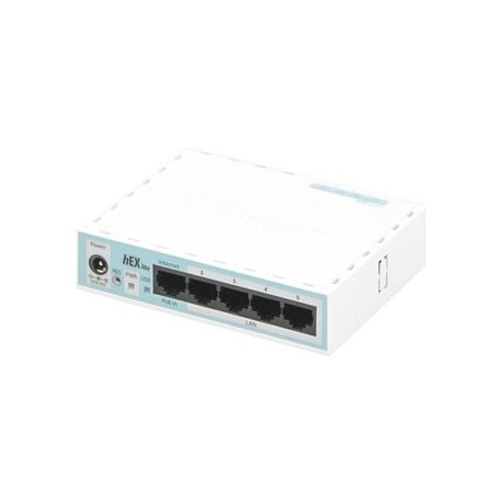 MIKROTIK RB750R2 (hEX lite) RouterBoard 5 Puertos Fast Ethernet