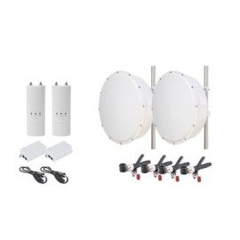 MIMOSA NETWORKS C5CTXP30KIT Kit de 2 radios C5C 2 antenas de 30 dBi con rango de frecuencias (4.9-6.5 GHz) incluye jumpers y ra